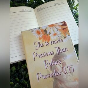 Floral Inspiration Journal - Cream and Orange